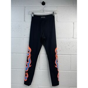 Savage X Fenty Leggings Women's Stretch Flame Print High Waisted Leggings Size S